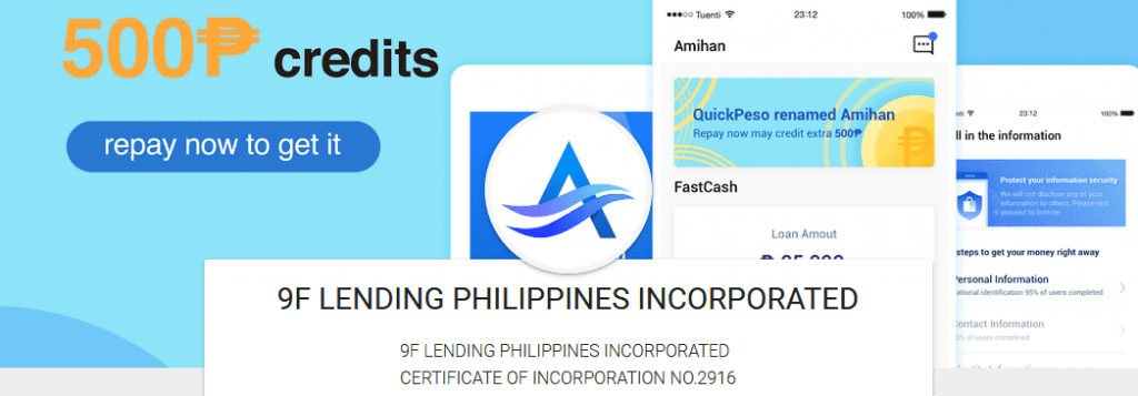 9F LENDING PHILIPPINES INCORPORATED 2021